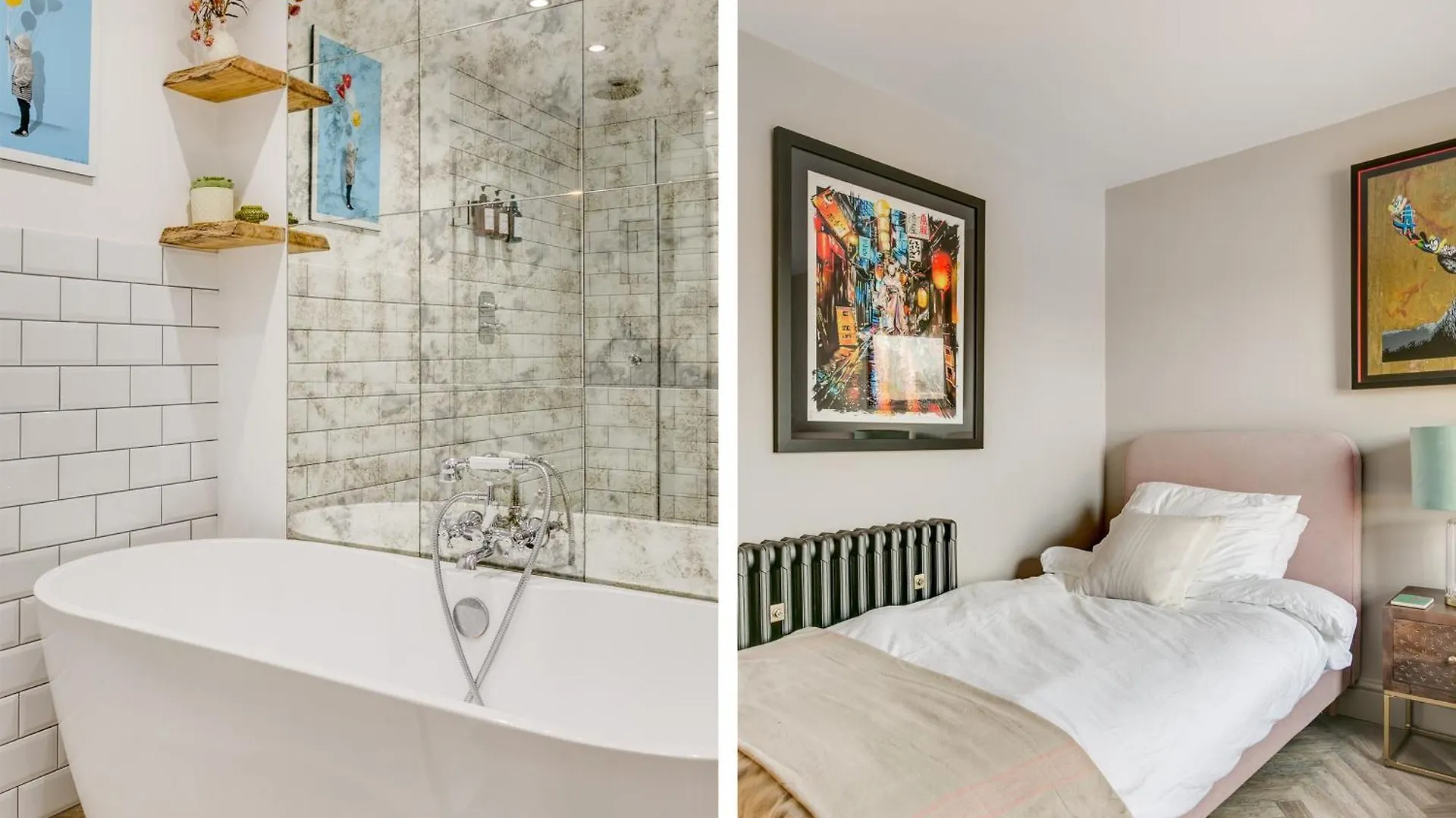 Stylish 2 Bed Flat With Balcony Great Views Nrtube Apartment London